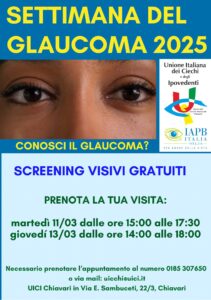 Settimana del Glaucoma 2025